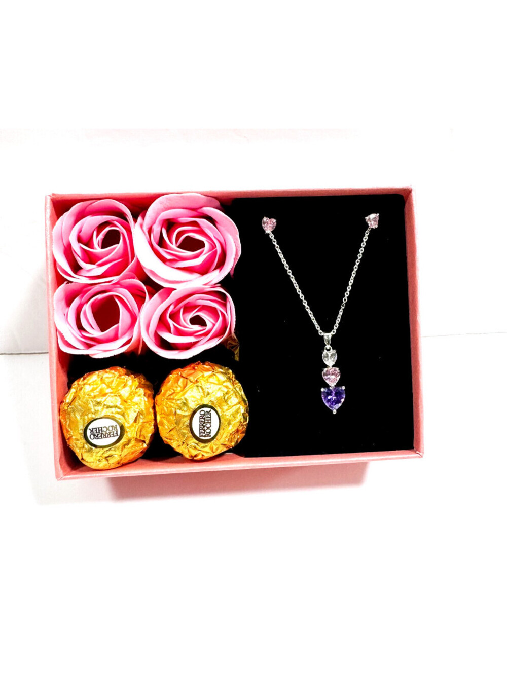 Women's Gift Box with Flowers, Chocolates, and Spa